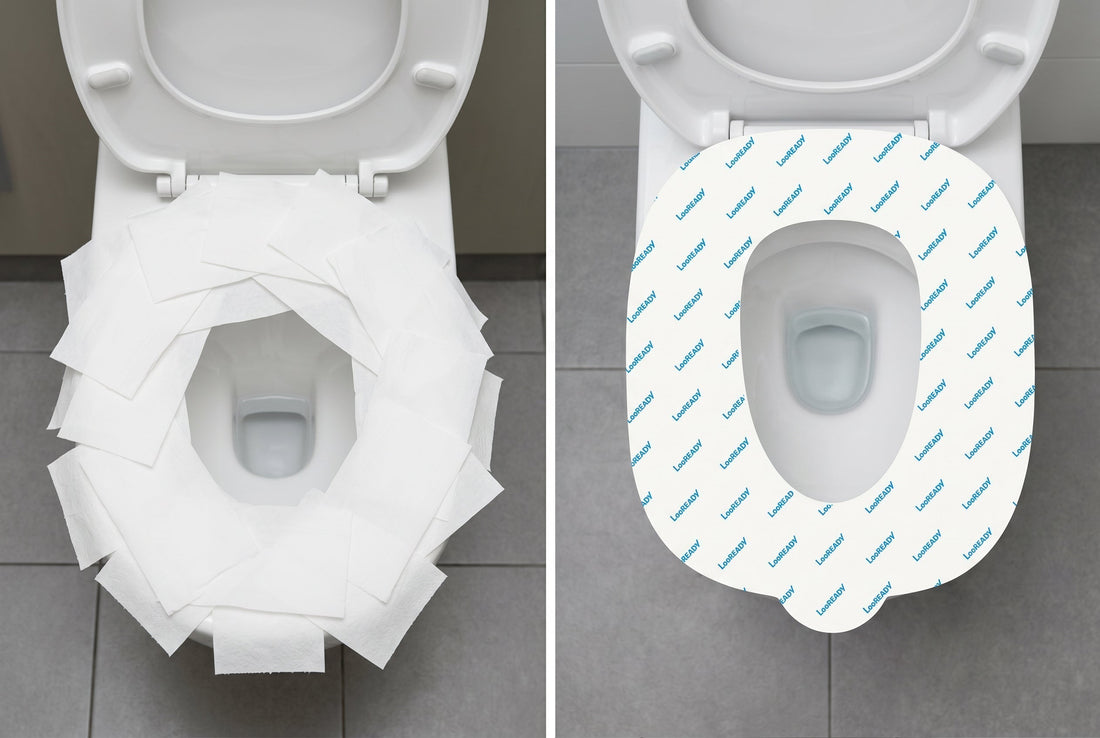 Flushable Toilet Seat Covers vs. Toilet Paper