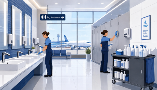 Airport Restroom Sanitation Products How High-Traffic Airports Maintain Hygiene