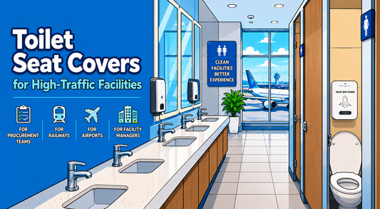 Bulk Toilet Seat Covers for Rail, Airport & Commercial Facilities