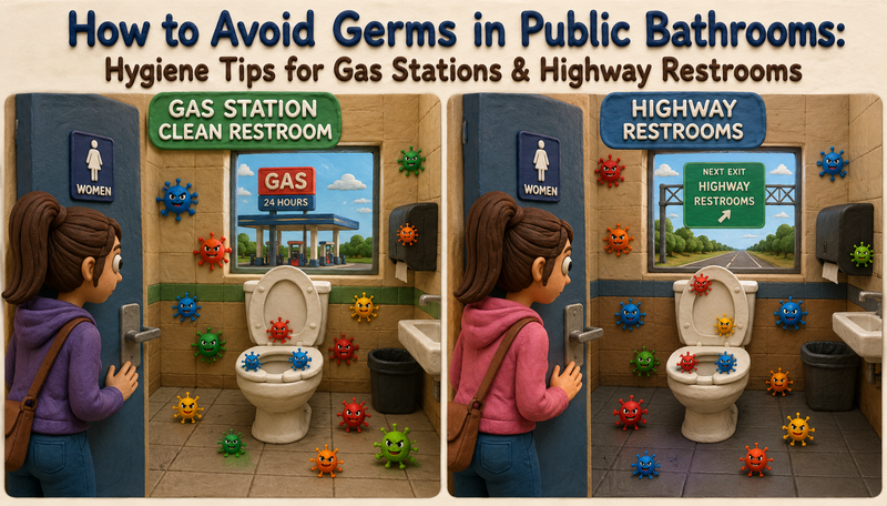 How to Avoid Germs in Public Bathrooms: Hygiene Tips for Gas Stations & Highway Restrooms