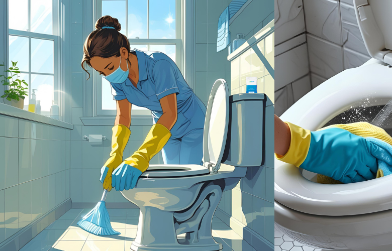 How to Clean Toilet Seat?