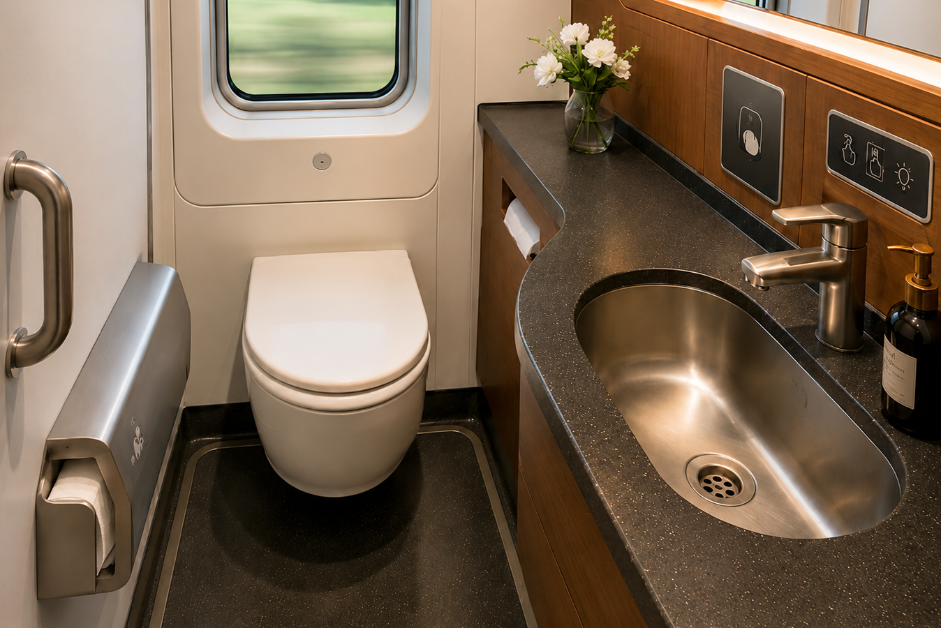 Improving Passenger Hygiene Experience in First-Class Train Coaches