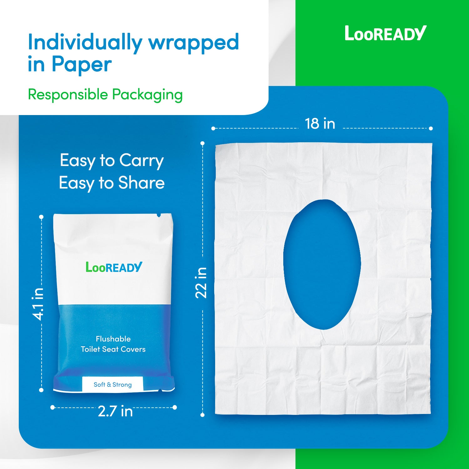 Best LooREADY Flushable Toilet Seat Covers