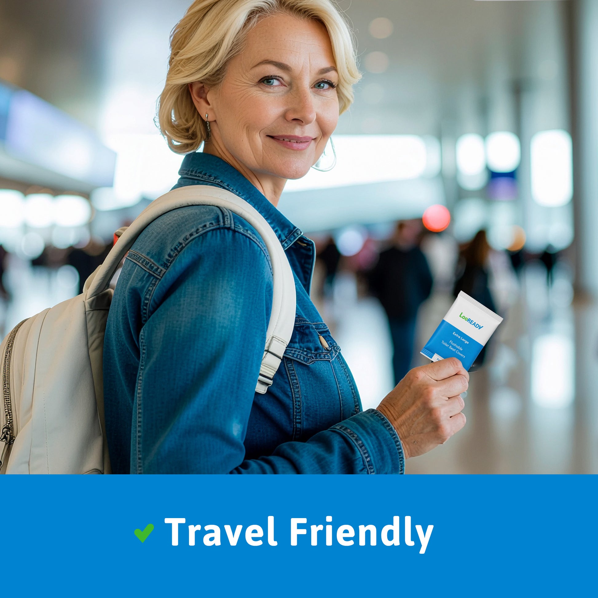 LooREADY Extra Large Toilet Seat Cover – Travel Friendly