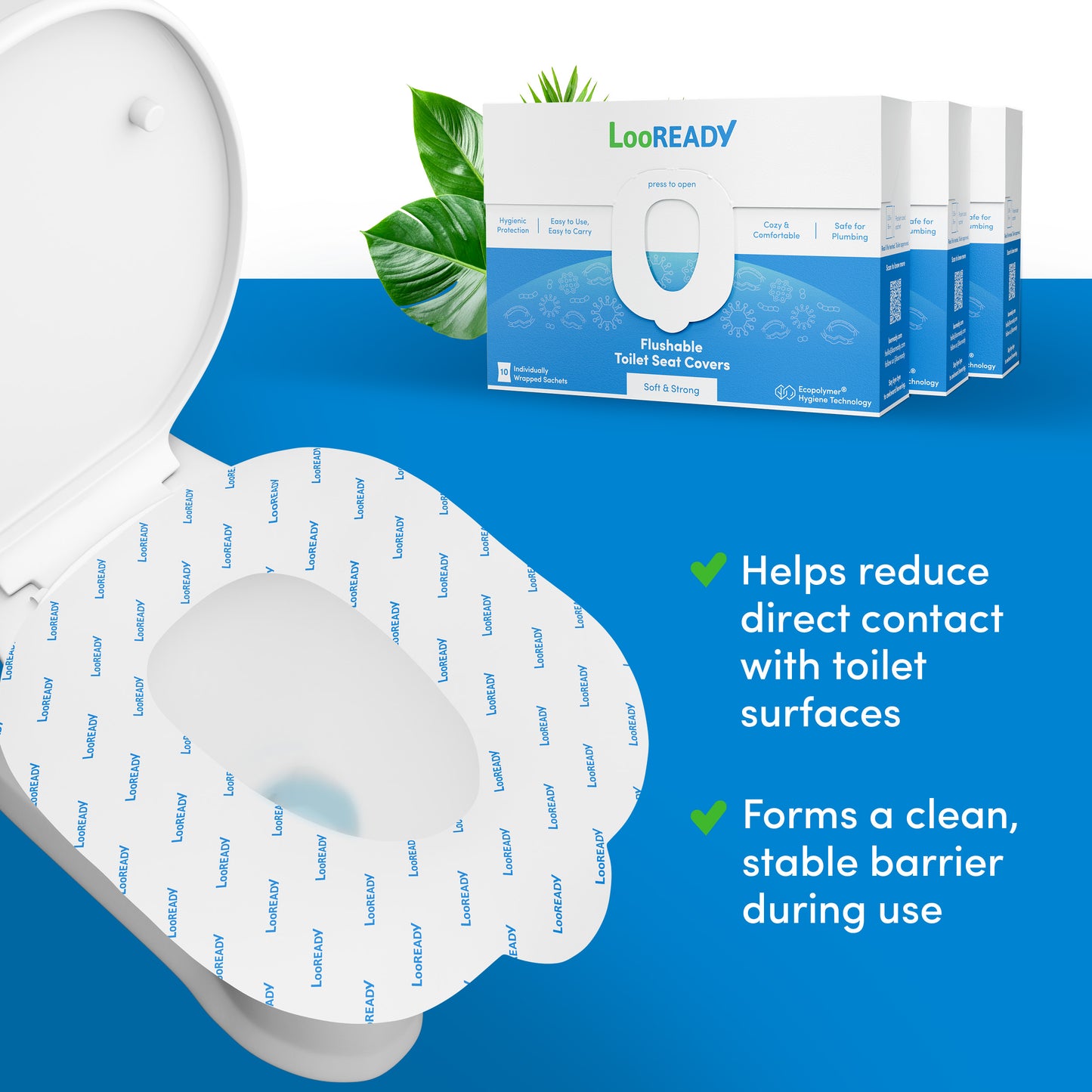LooREADY Regular Toilet Seat Cover – Hygiene Barrier