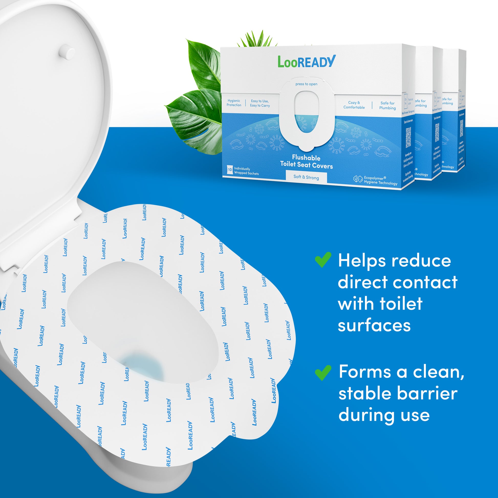 LooREADY Regular Toilet Seat Cover – Hygiene Barrier