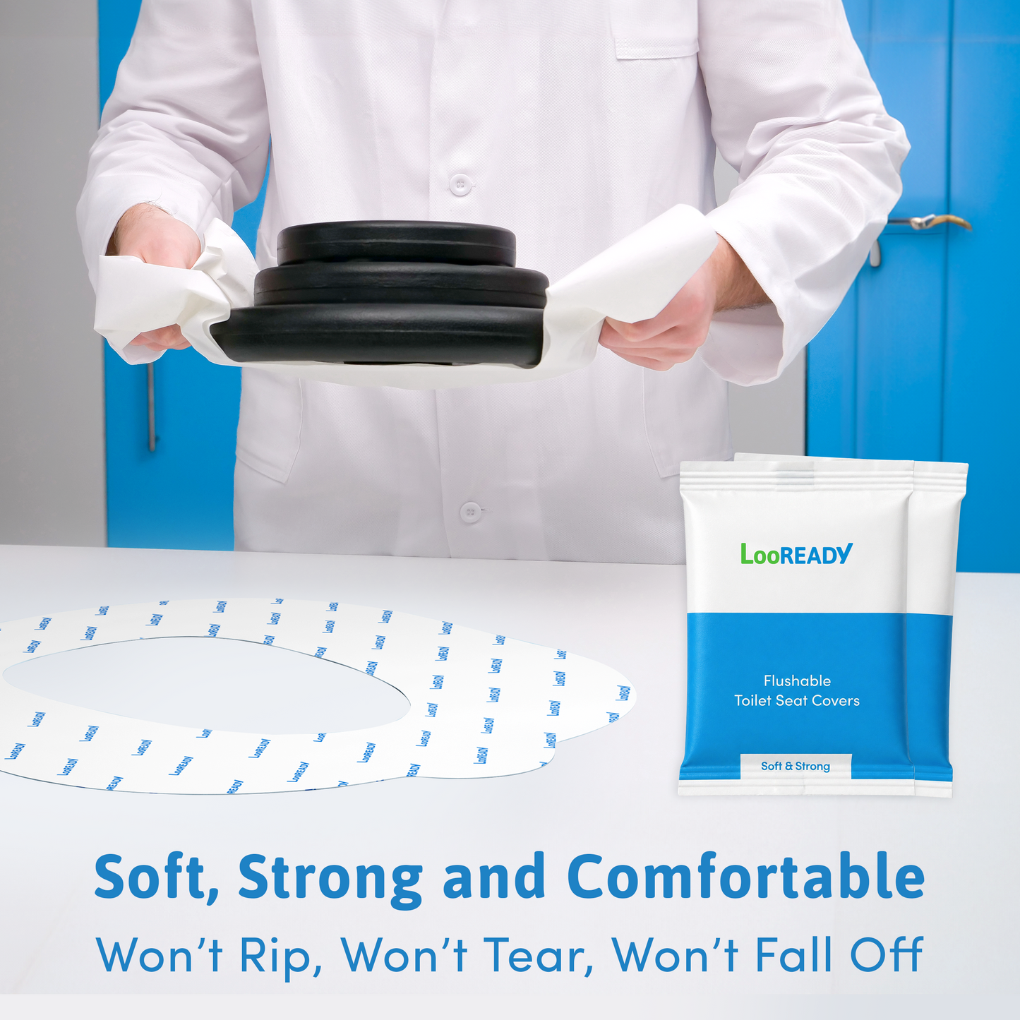 LooREADY Regular Toilet Seat Cover – Soft & Strong