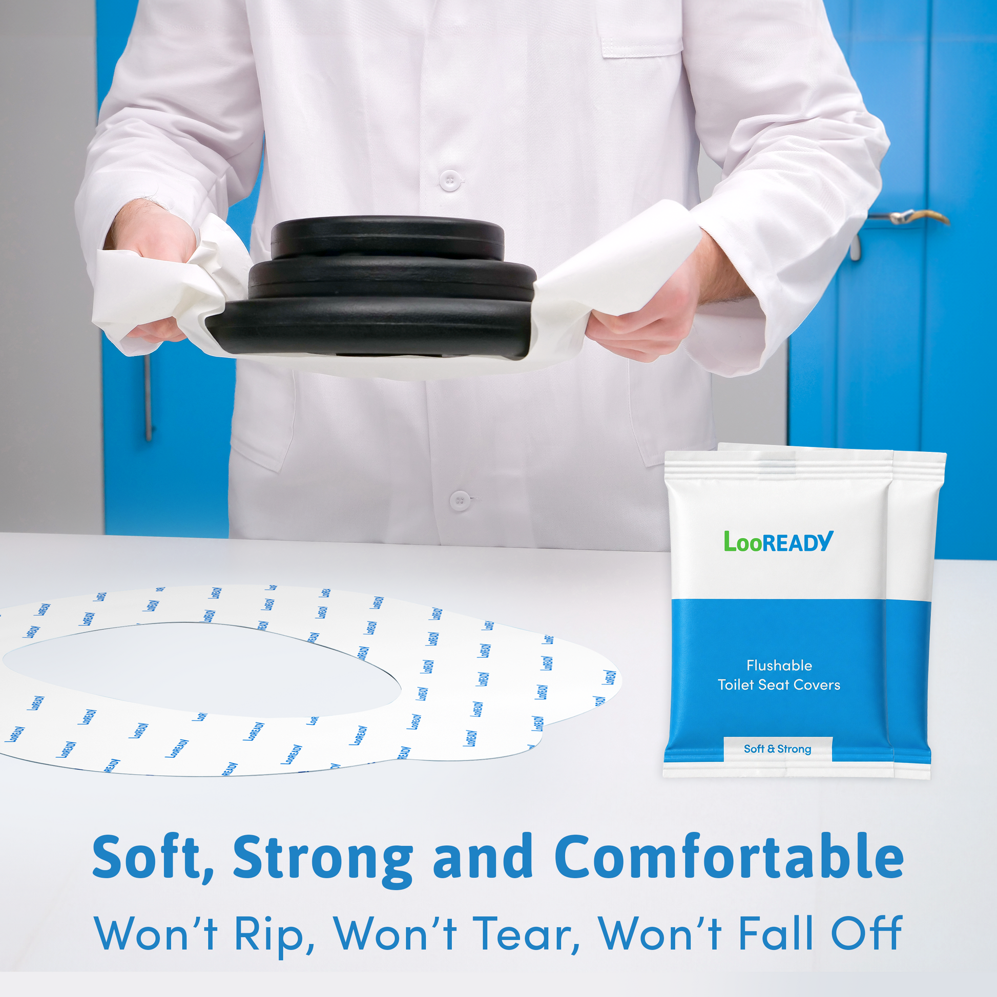 LooREADY Regular Toilet Seat Cover – Soft & Strong