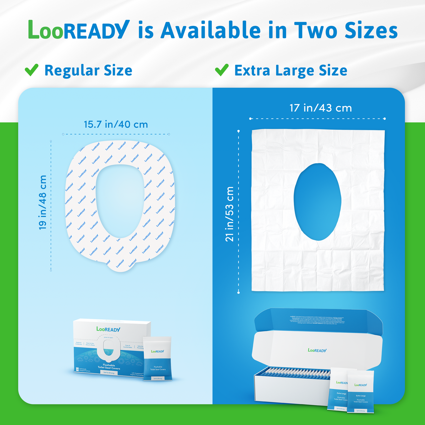LooREADY Flushable Toilet Seat Covers (Copy)